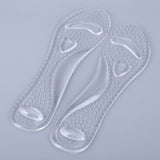 One-pair Transparent Insoles High Heels Silicone Foot Cushion Arch Support Shoes Pad - Accessories for shoes