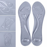 One-pair Transparent Insoles High Heels Silicone Foot Cushion Arch Support Shoes Pad - Accessories for shoes