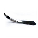 One-pcs 58cm Long Handle Metal Silver Color Shoe Horn - Accessories for shoes